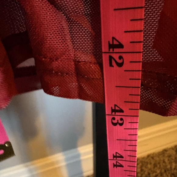 Women's Pretty Garden Red Floral Sleeveless Maxi Dress S - Picture 4 of 5